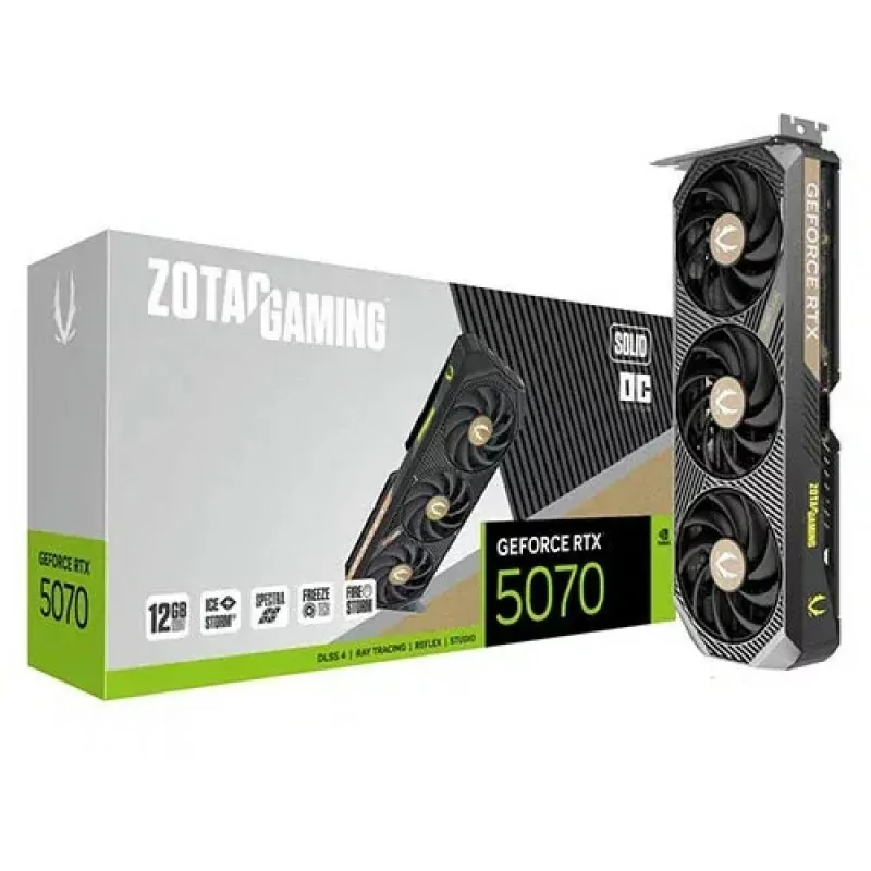 Zotac Gaming RTX 5070 Solid OC 12GB Zotac Gaming RTX 5070 Solid OC 12GB